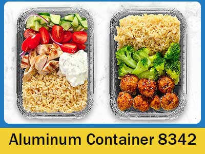 aluminum container 8342