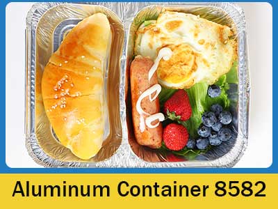 aluminum foil container 8582