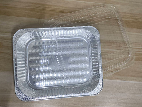 half size foil pans with lids